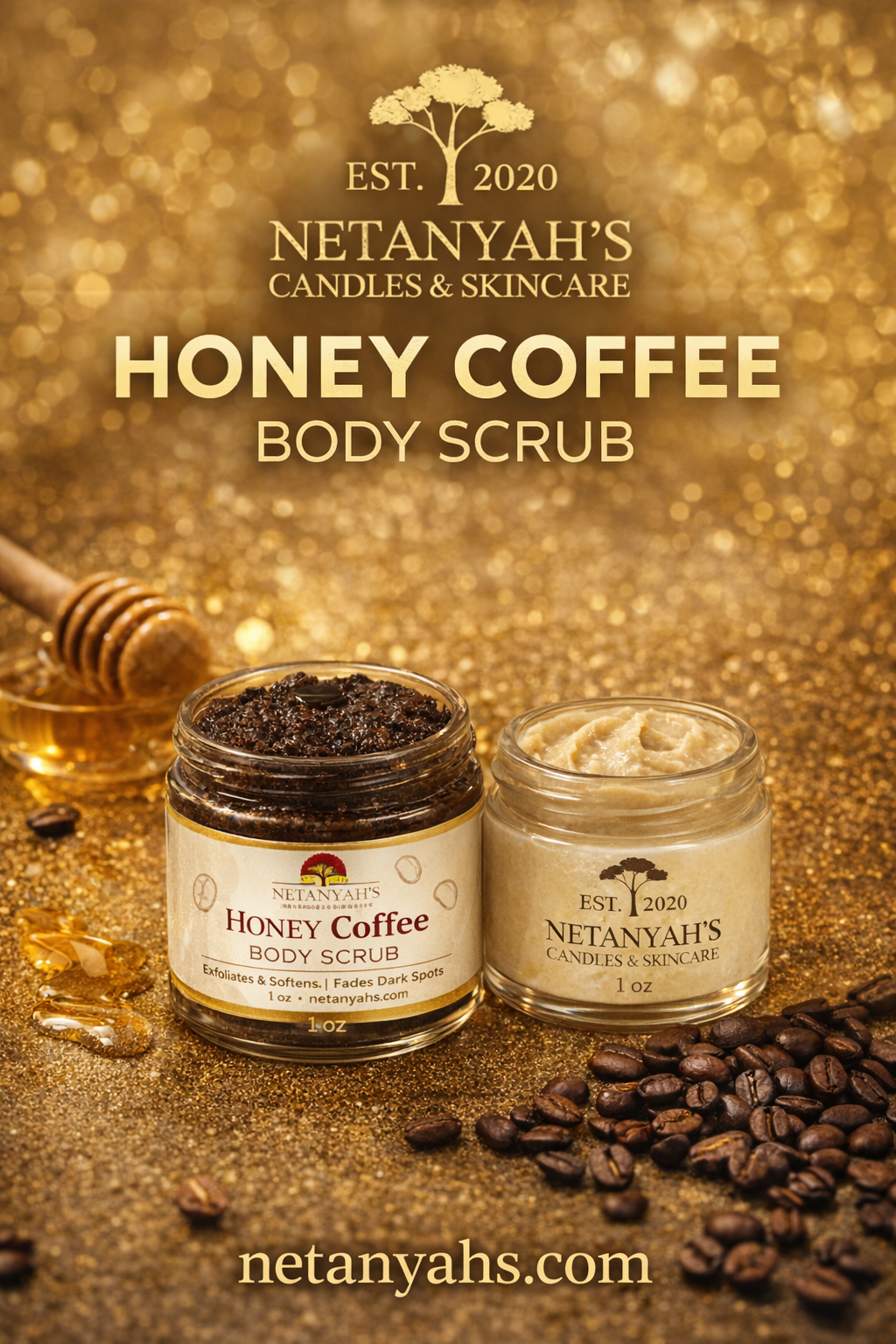Mini Honey Coffee Body Scrub