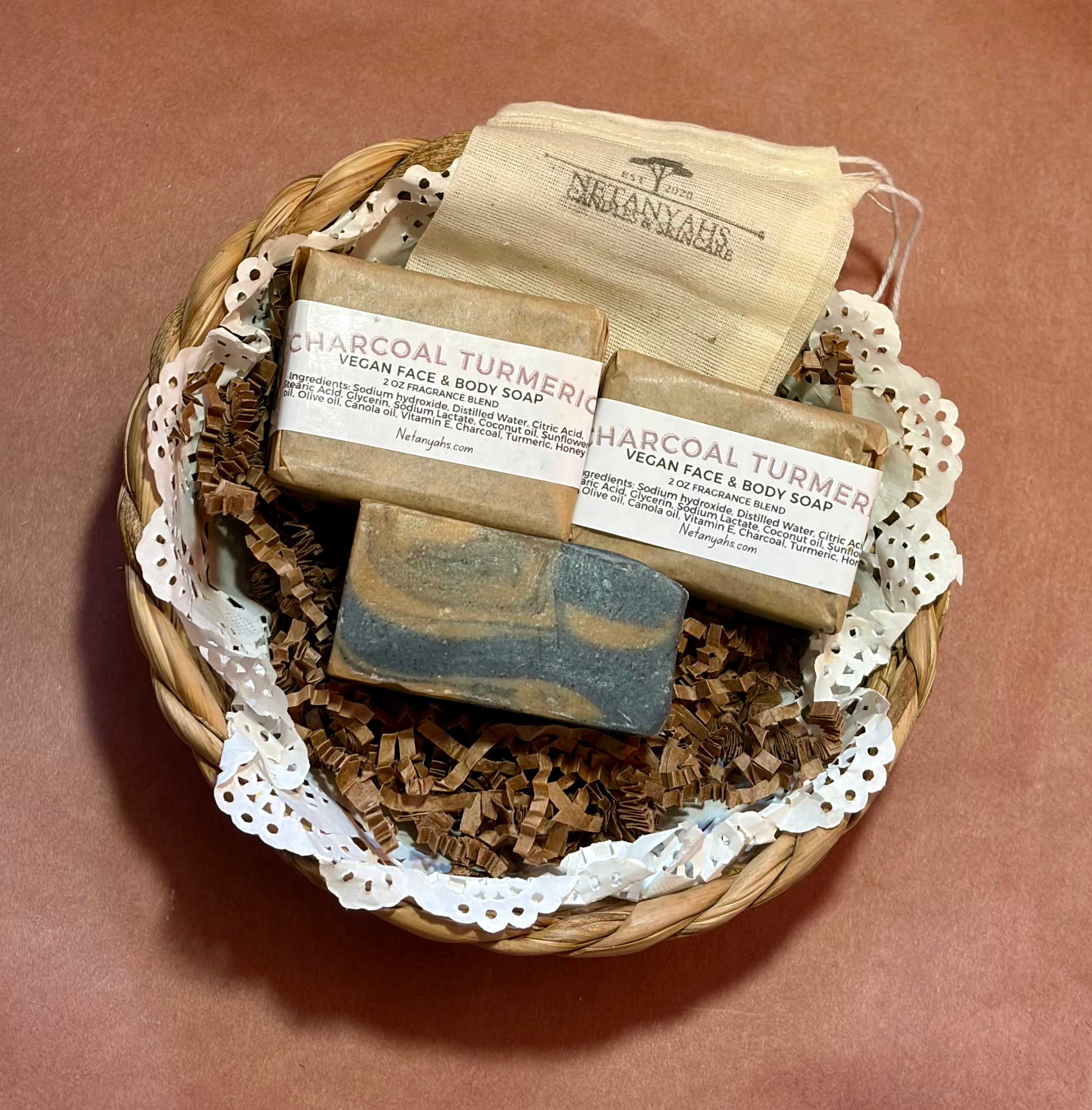 Mini Charcoal Turmeric Soap – Detox + Glow Bar