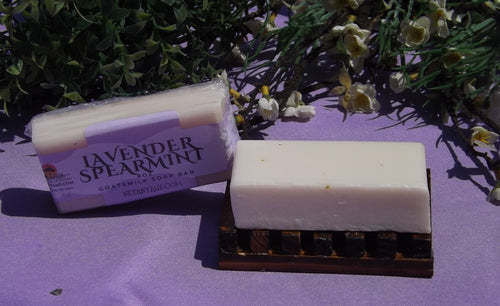Lavender Spearmint Goatsmilk Soap image 1