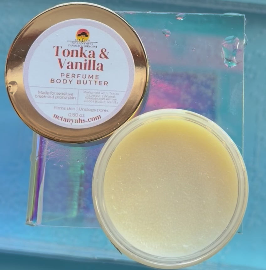 Mini Tonka & Vanilla Perfumed Body Butter Balm